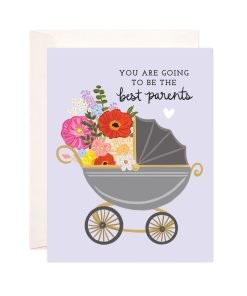 Best Parents Carriage Greeting Card